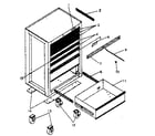 Craftsman 706619470 cabinet parts diagram
