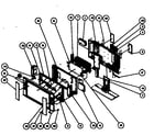 Westinghouse W32701 cabinet parts diagram