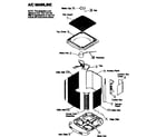 ICP T2H318GKA100 cabinet parts/fan/motor diagram