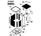 ICP C2H336GKA100 cabinet parts/fan/motor diagram
