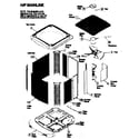 ICP C2H342GKA100 cabinet parts/fan/motor diagram