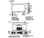 Pioneer PRO-435PU cabinet parts diagram