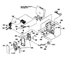 Sony DCR-IP220 cabinet parts rear diagram