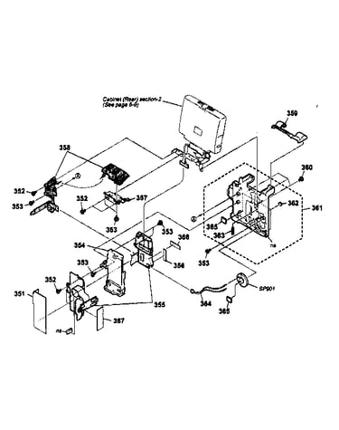 Cabinet parts rear