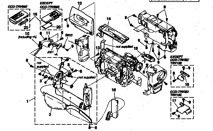 Cabinet parts l