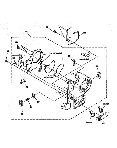 Front panel block assy