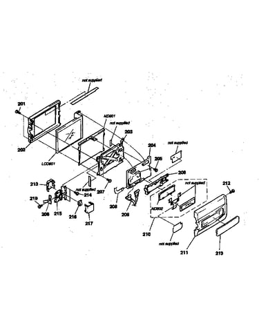 Lcd block assy