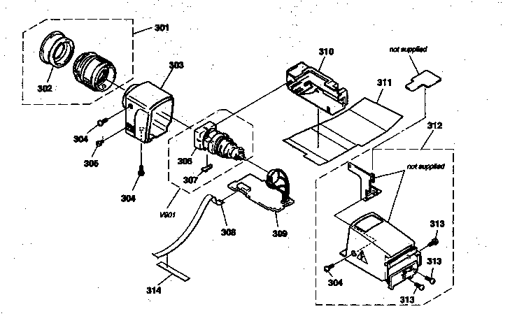 Evf block assy