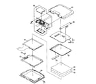 Panasonic SV-AV25PP cabinet parts 2 diagram