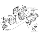 Sony CCD-TR96 cabinet parts 1 diagram