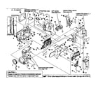 Sony DCR-IP55 cabinet parts diagram