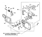 Sony DCR-IP55 cabinet parts l 2 diagram