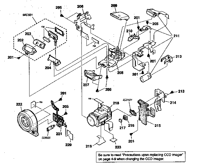Stroboscope lens assy