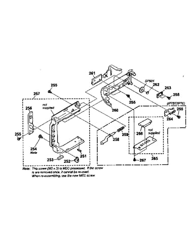 Cabinet parts l