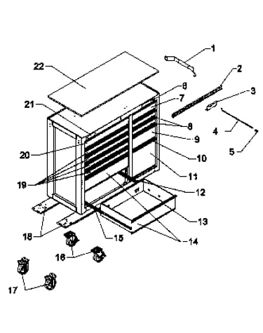 Cabinet parts