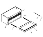 Craftsman 706623770 cabinet parts diagram