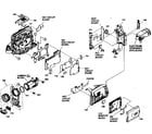 Hitachi DZ-MV270A cabinet parts 1 diagram