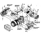 Sony HDR-FX1 cabinet parts diagram