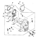 Sony CCD-TRV99 front panel assy diagram