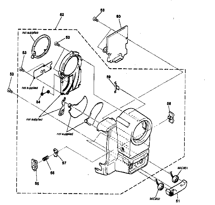 Front panel assy