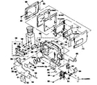 Sony CCD-TRV81 cabinet parts r diagram