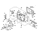 Sony DCR-TRV8 cabinet parts r diagram
