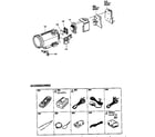 Hitachi DZ-MV100A camera assy/accessories diagram