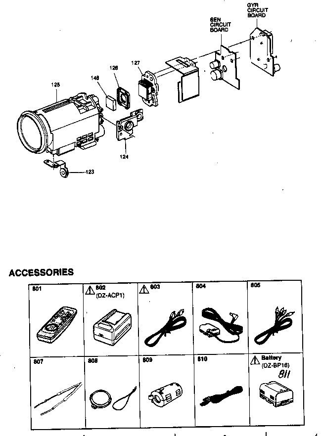 Camera assy/accessories