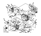 Sony CCD-TRV66 front panel assy diagram