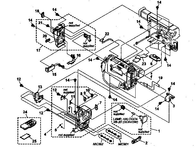 Front panel assy