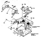 Sony CCD-TRV66 cassette assy diagram
