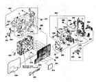 Sony DCR-HC85 main chassis assy diagram
