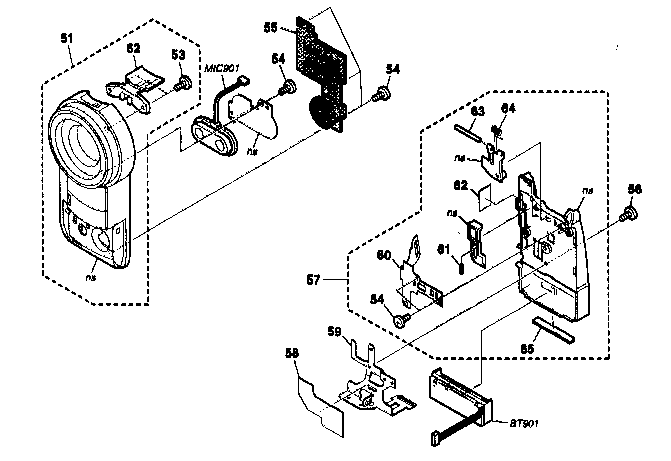 FRONT PANEL/BATTERY