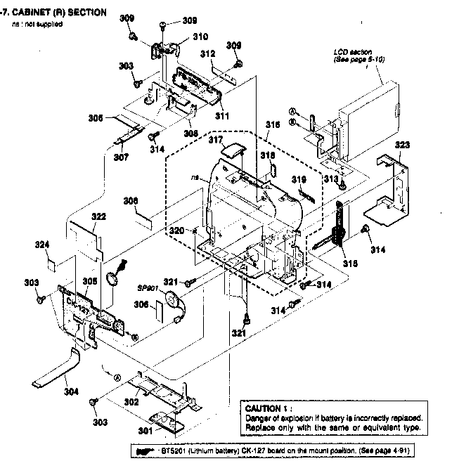 CABINET PARTS R