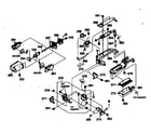 Sony DCR-VX2000 upper handle assy diagram