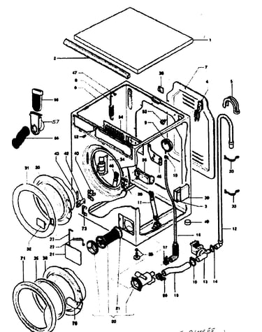 Outside cabinet parts