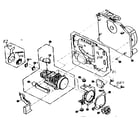 Panasonic PV-D308 lens assy diagram