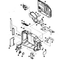 Panasonic PV-D308 cabinet parts r diagram