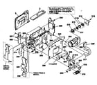 Sony CCD-TRV29 main cabinet assy diagram