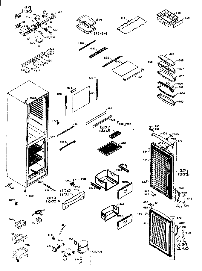 Cabinet parts