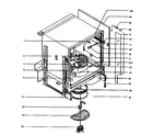 Equator WB55 cabinet parts diagram