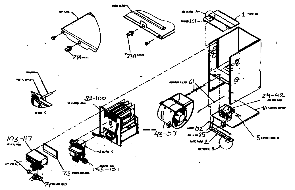 Cabinet parts