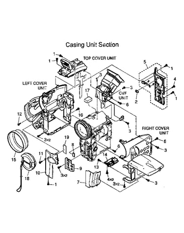 Casing unit