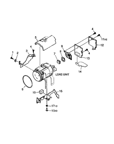 Camera/len assy