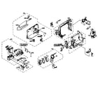 JVC GR-D70US cabinet parts 1 diagram