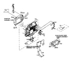 JVC GR-D70US cabinet parts 2 diagram