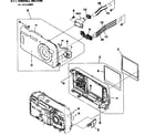 Sony DSC-S600 cabinet parts 1 diagram