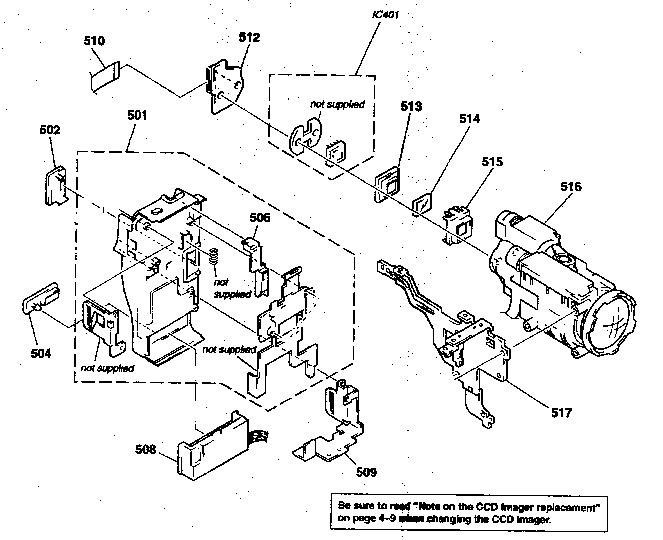 Battery panel/ccd assy