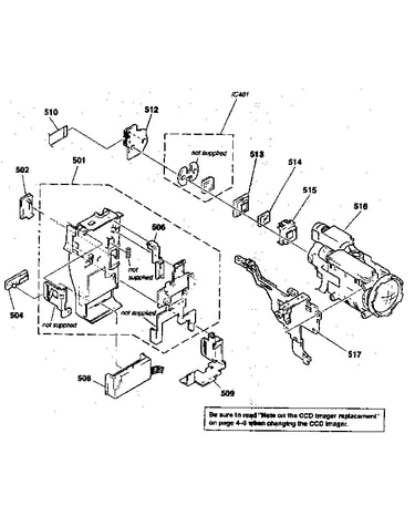 Battery panel/ccd assy