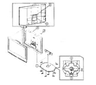 Sony KDL-26S2000 cabinet parts 1 diagram